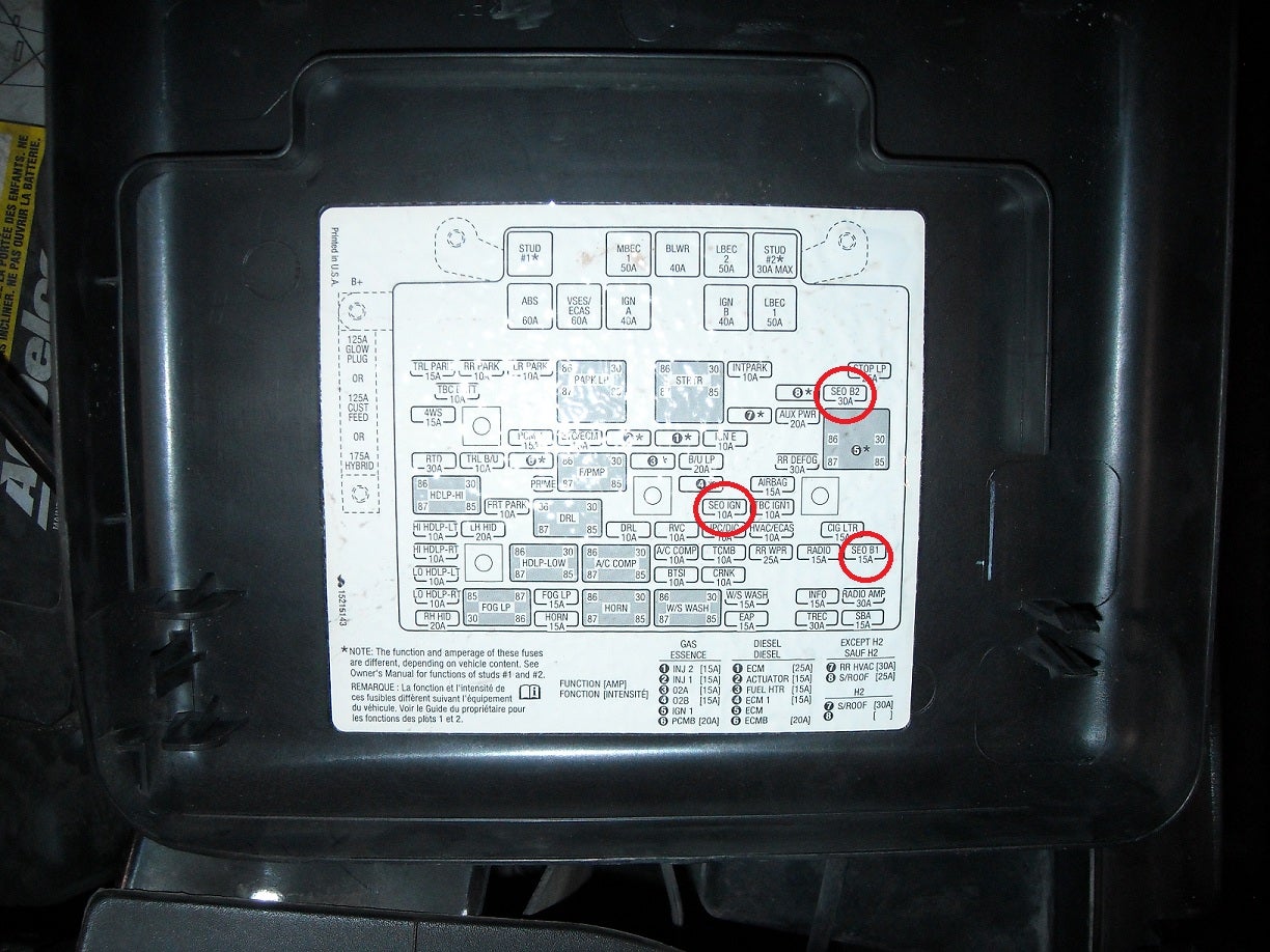 Delphi Fuse Box 2005 Chevy Z71 - Wiring Diagram